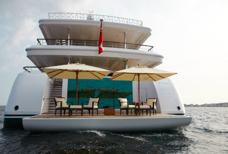 Feadship Super Yacht Lady Christine - Beach Platform