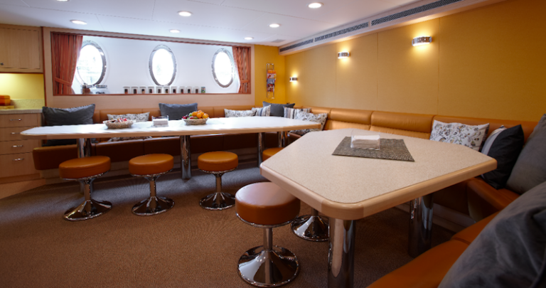 Feadship Super Yacht Lady Christine - Crew Mess