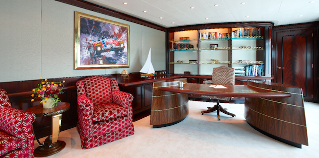 Feadship Super Yacht Lady Christine - His Study