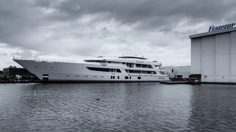 Feadship Launches Motor Yacht BOARDWALK