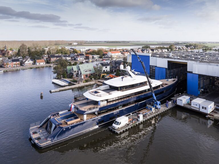 Feadship Superyacht ONE Emerges From The Shed
