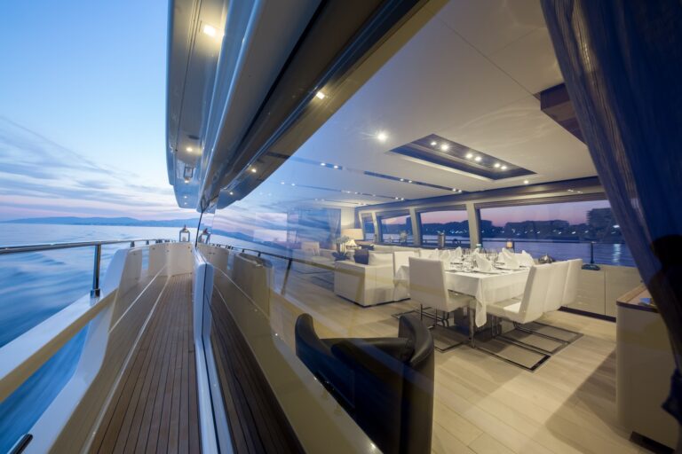 Ferretti 96 JAG B - Salon view from starboard