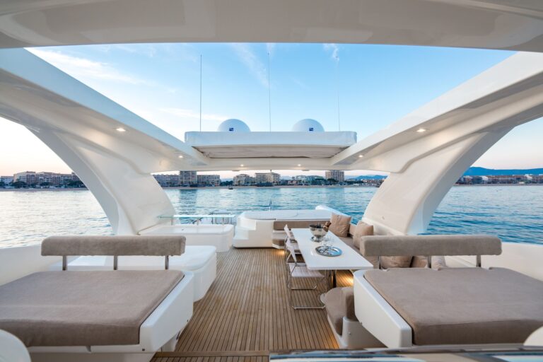 Ferretti 96 JAG B - Sundeck view aft