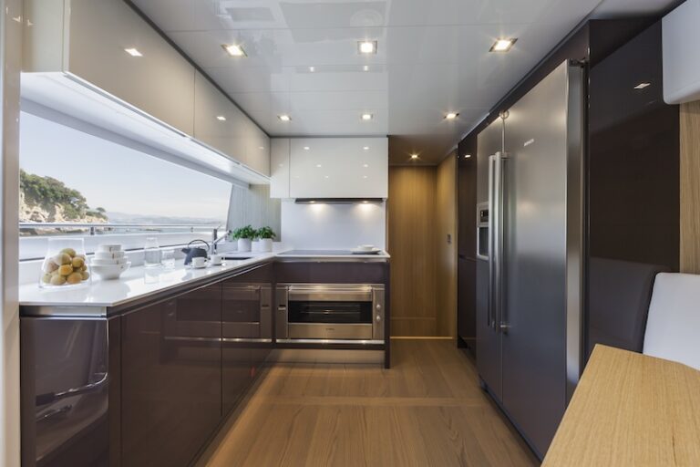 Ferretti 960 yacht - galley