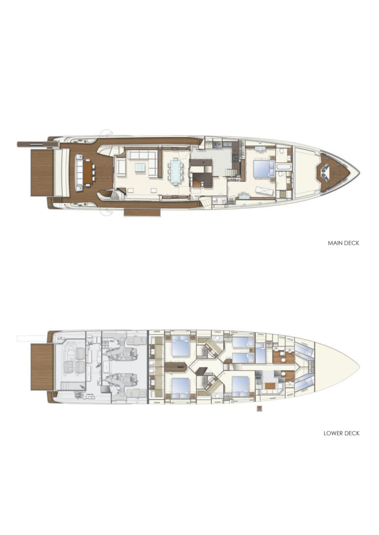 Ferretti AMORE MIO - Layout interior