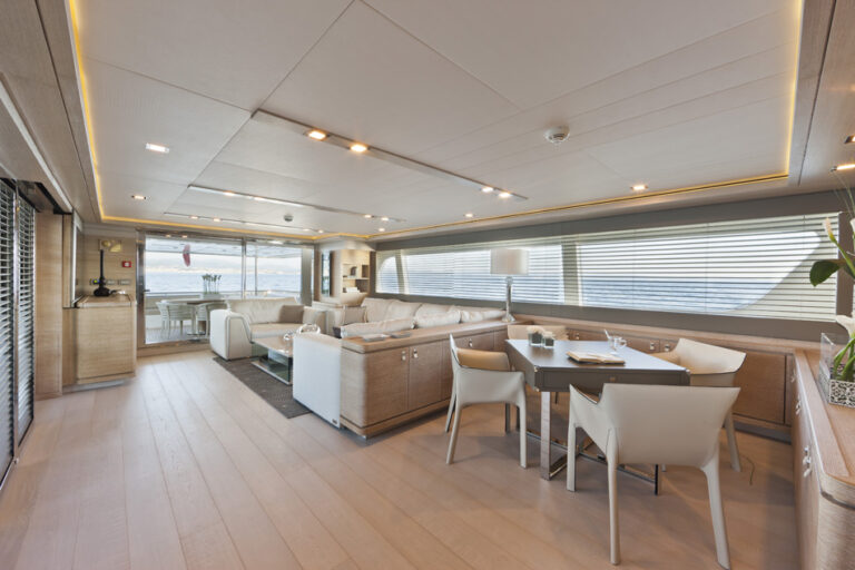Ferretti Custom Line Superyacht ZIACANAIA - Saloon