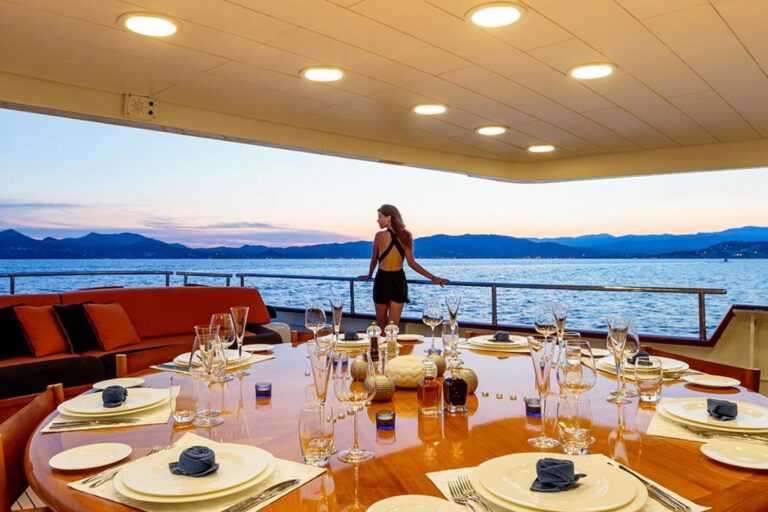 Luxury yacht lifestyle