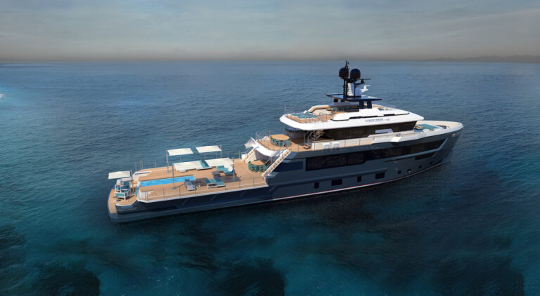 Flexplorer 142 Yacht MAVERICK Rendering