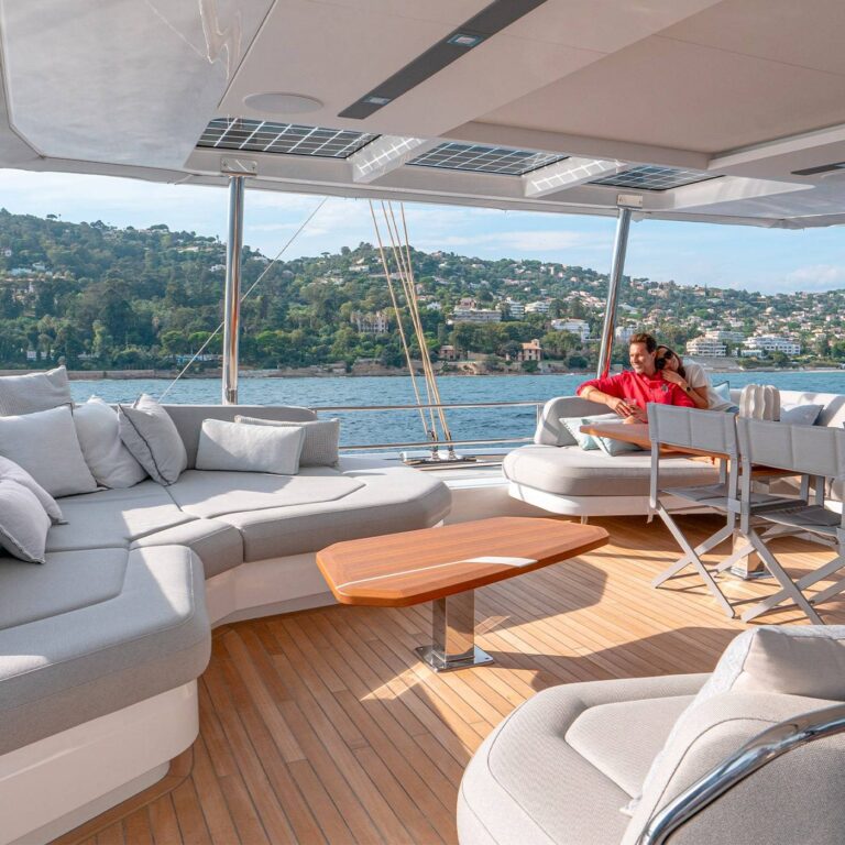 Fountaine Pajot 80 Yacht - Sistership To Christal Mio 80 - Aft