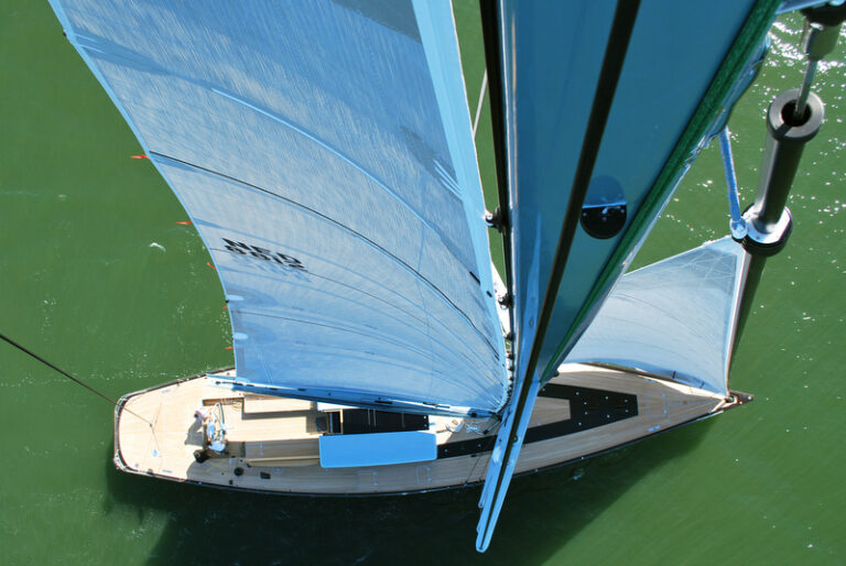 Frers 88 superyacht Tulip - view from above