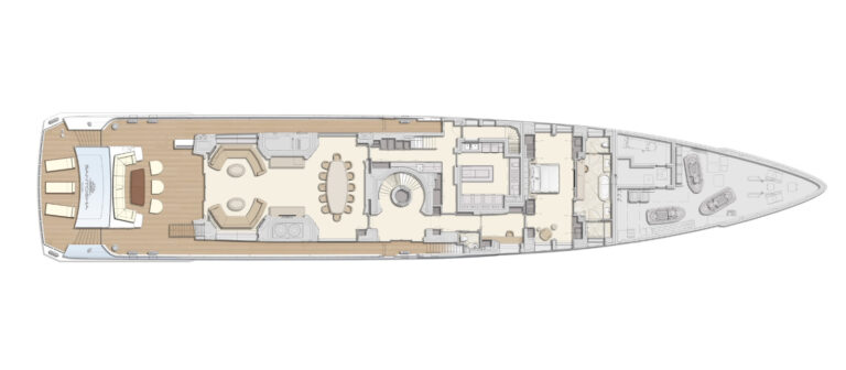GA - Main Deck  - Photo © Heesen Yachts