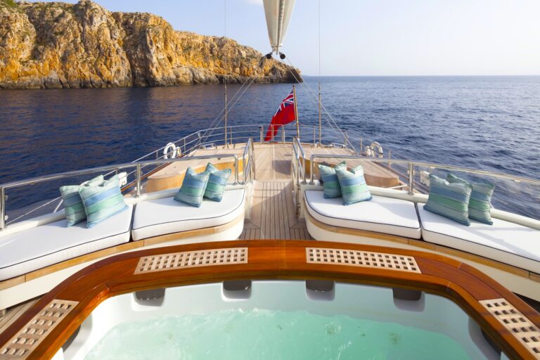 GALAXIA - From Spa Pool looking aft