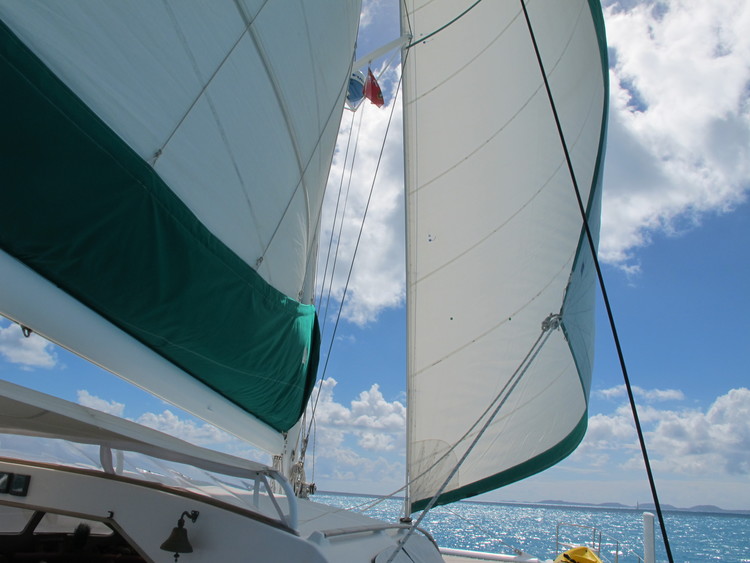 GREEN FLASH - Under sail