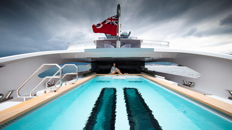 Galactica Super Nova Heesen Flagship Super Yacht Pool