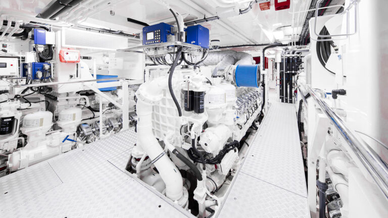 Galactica Super Nova Heesen Yachts Engine Room