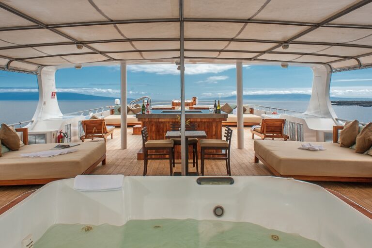 Galapagos Sea Star Journey Sunlounge Deck With Covered Jacuzzi