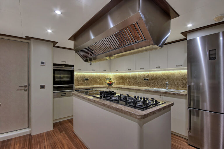 Galley Aboard Superyacht
