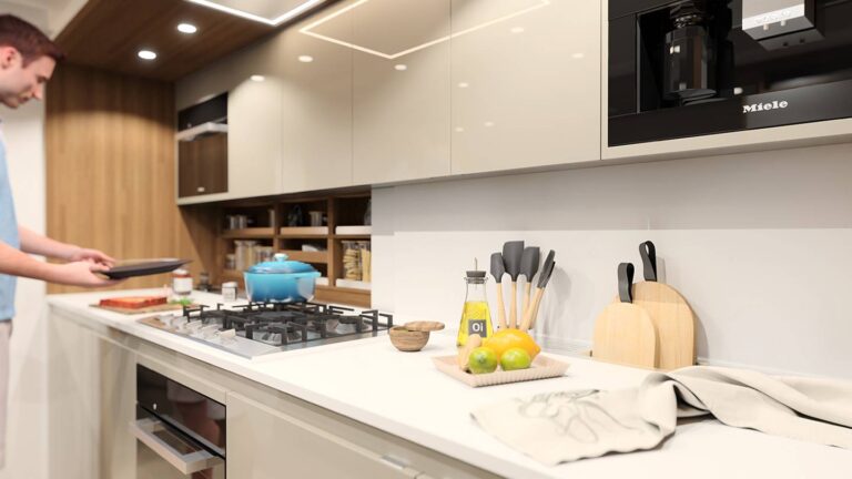 Galley Cooking Station Kitchen Details Render