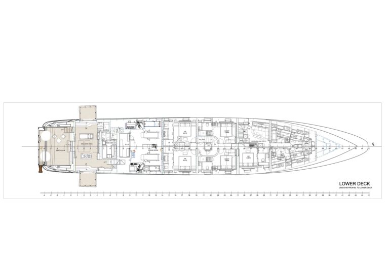 General Arrangement Layout - Lower Deck