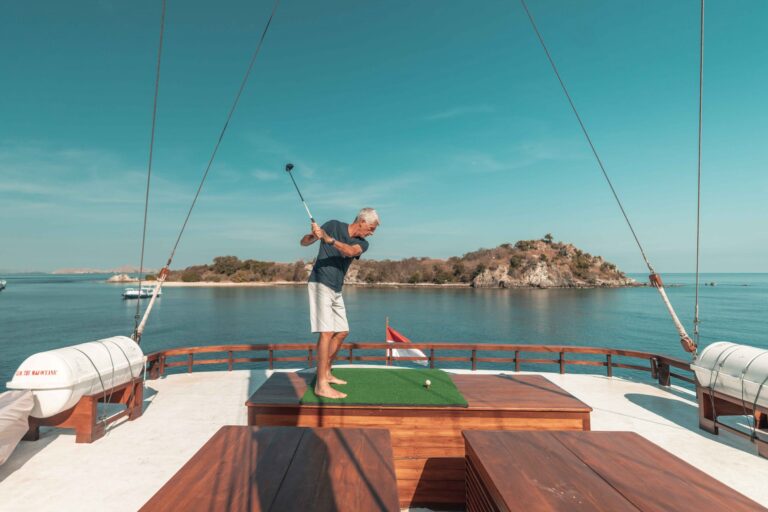 Golf Platform On Upper Deck