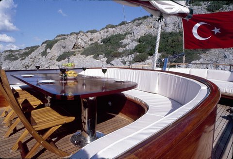 Gulet Eylul Deniz II (aka ED II) -  Al Fresco Dining