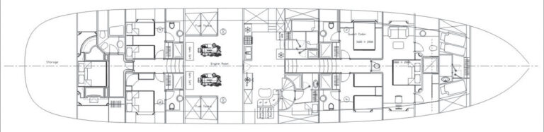 Gulet KAYA GUNERI V -  Layout