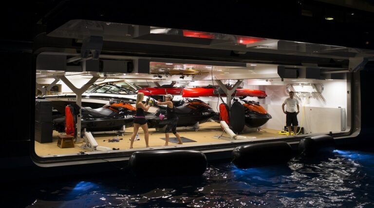 Gym And Toys Aboard 95m Mega Yacht