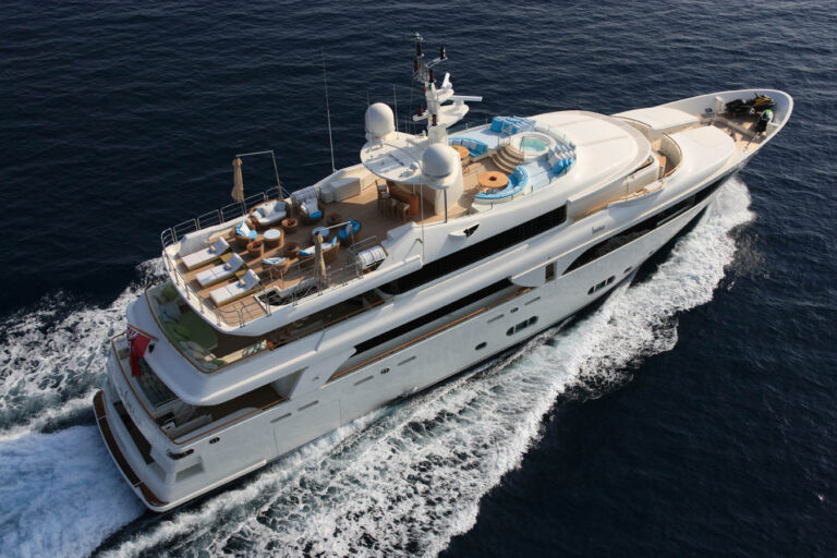 HANA By CRN Running - Aerial View Of Her Decks