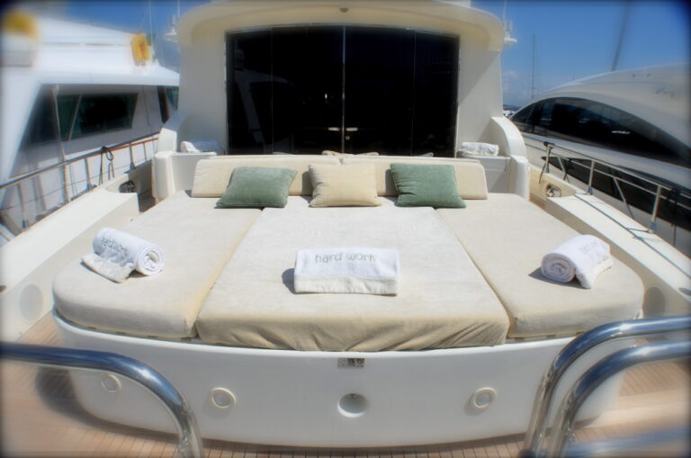 HARD WORK II - Aft Deck Sunpads
