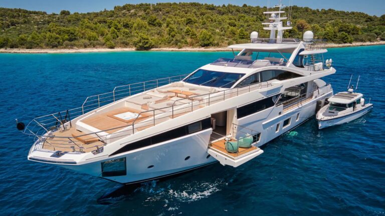 HEED Yacht At Anchor