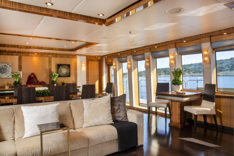Dining Area In The Saloon
