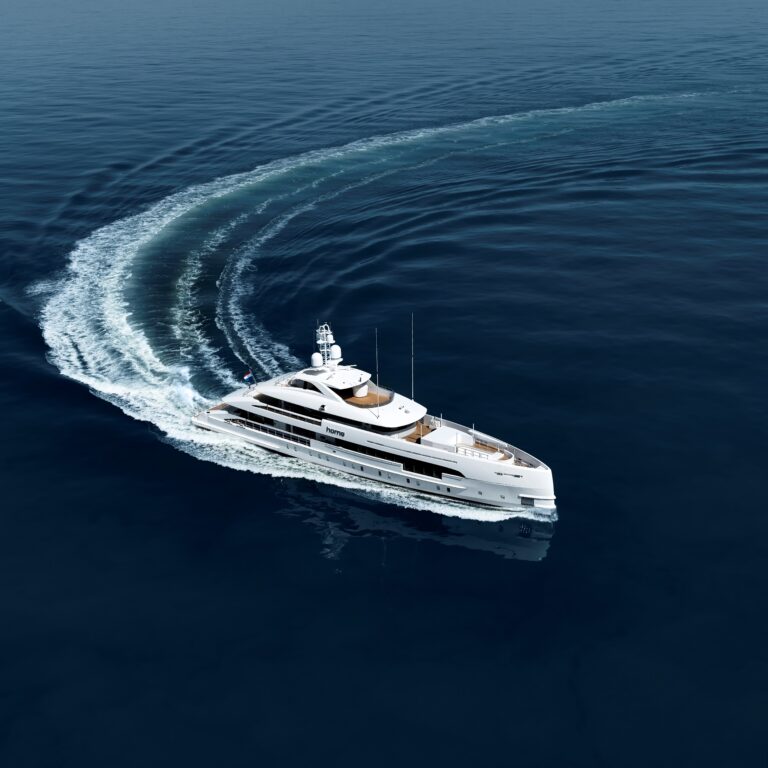 Alu FDHF 50m Hybrid Yacht by Heesen
