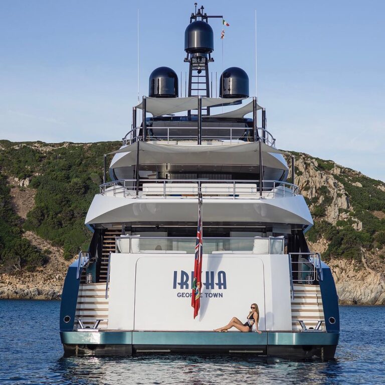 Aft view - luxury superyacht lifestyle