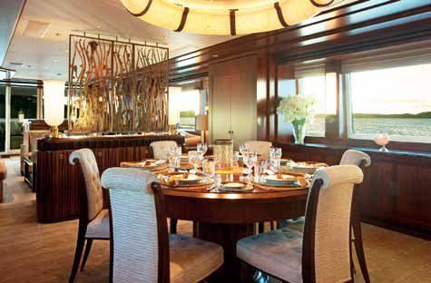 Heesen Motor yacht BLIND DATE Dining