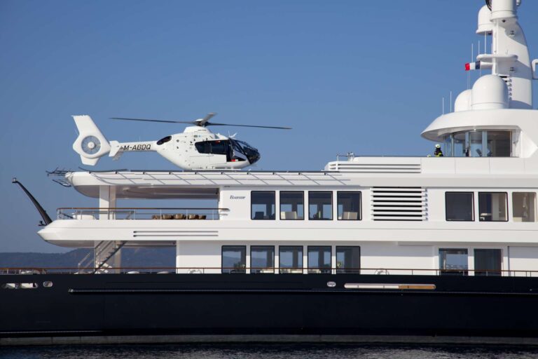 Helicopter On Board Close Up