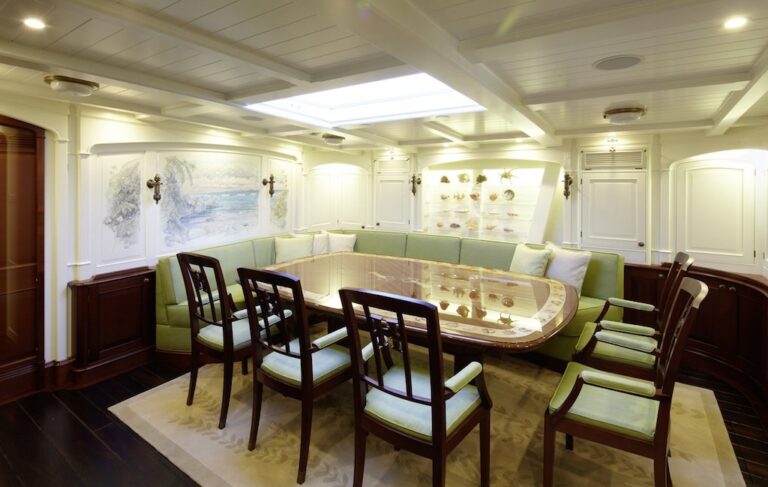 Hetairos dining  - photo Baltic Yachts