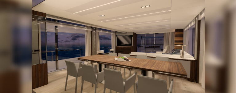 Horizon FD87 Hull 12 - Interior Render