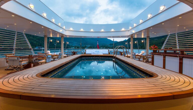 Huge Mosaic Tiled Swimming Pool