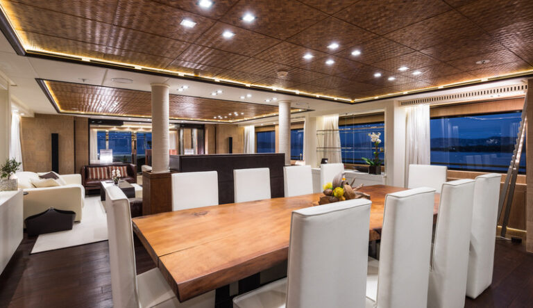 I-Nova Yacht - Main Saloon Photo credit to AB Photodesign