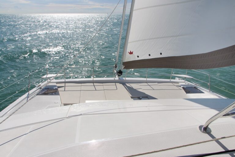 Foredeck under sail