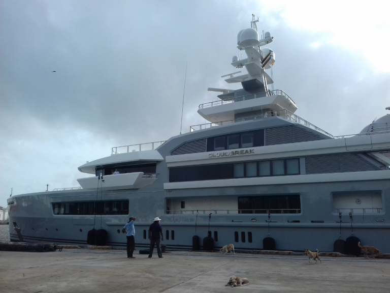 In Port Galle, Sri Lanka