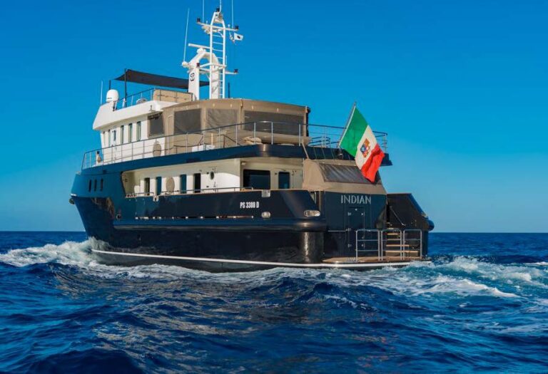 Indian Yacht Aft View
