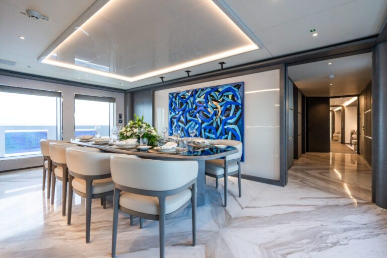 Interior Dining Area Sea Views