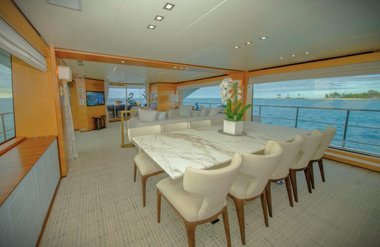 Interior Dining With Sea Views
