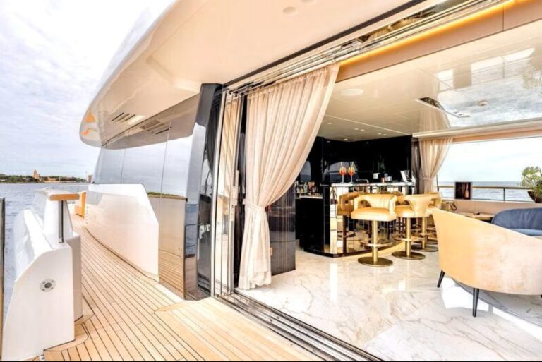 Exterior Corridor And Interior Relaxatin Area With Sea Views