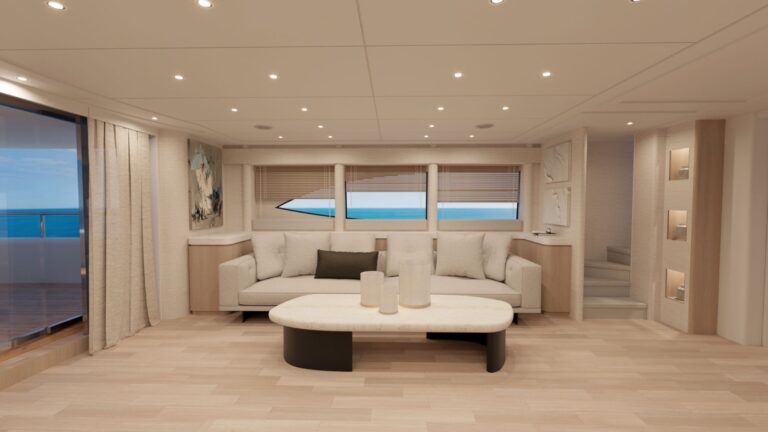 Interior Relaxation Area With Sea Views