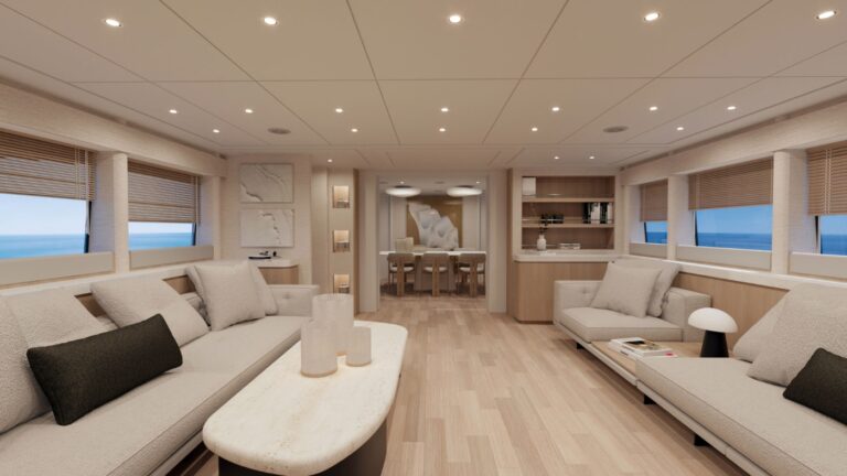 Interior Relaxation Area With Sea Views