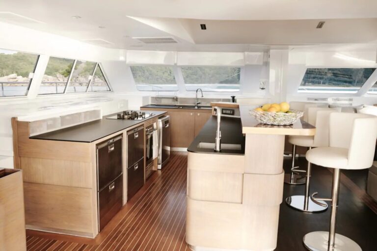 Interior Galley And Bar Area