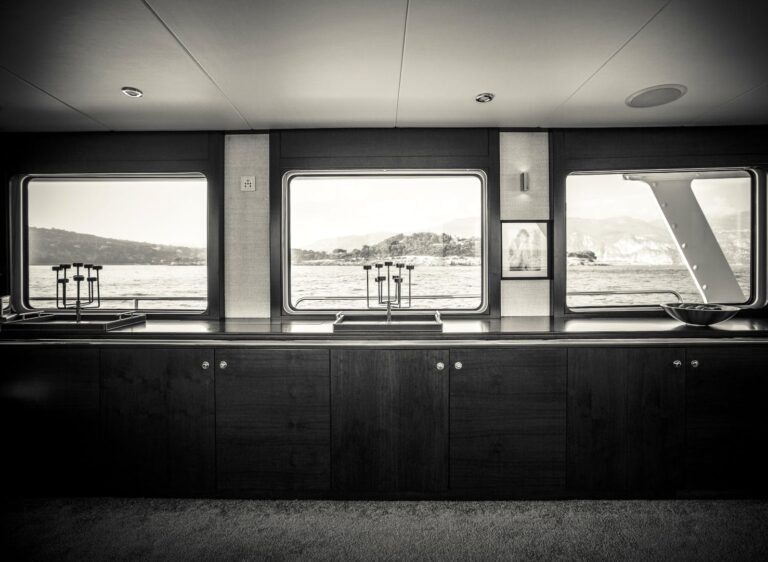 Interior In Black And White