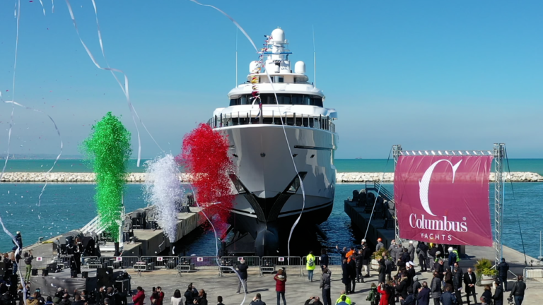 Italy - Columbus Superyachts Launch DRAGON